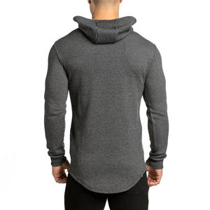 Sudadera con Capucha de Algodón Transpirable de Alta Calidad para Hombre, OEM, Personalizable, Lisa, Deportiva, Atlética, para Gimnasio - Product Image 2