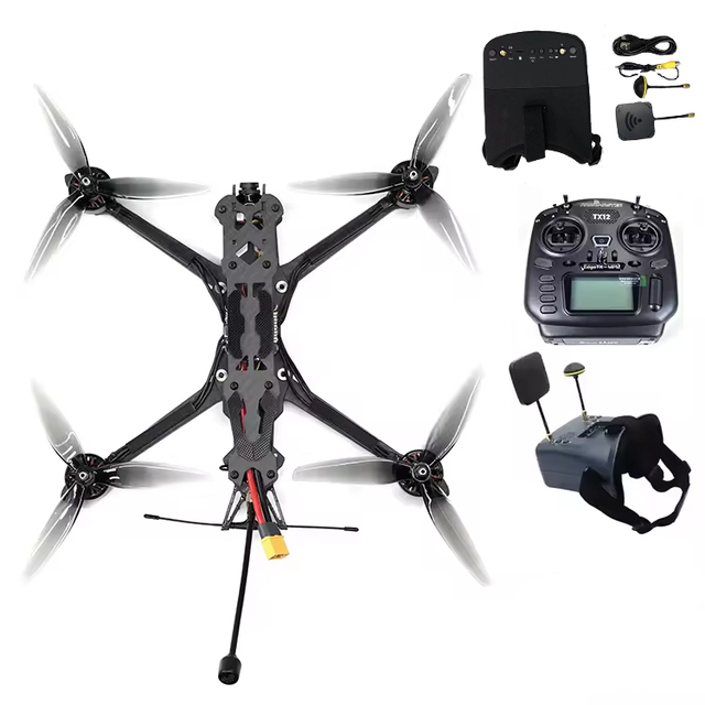 Full Set Payload Racing professional 7 Inch FPV drone 10km Long Distance VTX 4k Camera Quadcopter Beginner RTF drone