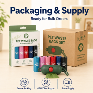 Sacs à déjections pour animaux multicolores avec porte-capsule pour kits de promenade canin et gammes de produits en ligne pour la vente mondiale - Product Image 6