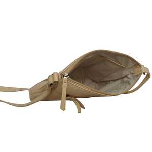 กระเป๋าสะพายพาดลำตัวหนังลายกรวดสีชมพูสีพาสเทลทำด้วยมือคุณภาพสูงสไตล์วินเทจผู้ผลิตอินเดีย - Product Image 4