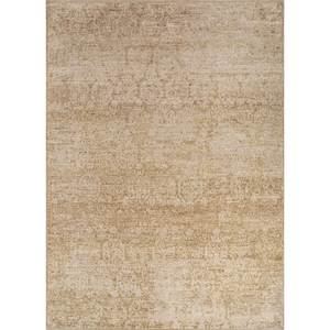 Entropy Beige & <b>Brown</b> Hand Knotted <b>Wool</b> Rugs Solid Color Puzzle Pattern Rectangle Carpet for Home Use-Reb-1488 - Product Image 1