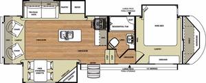 Caravane de luxe d'occasion 2016 F-o-r-e-s-t -R-i-v-e-r Wildwood H-e-r-i-t-a-g-e G-l-e-n 286RL - Product Image 3