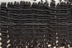 ผมแท้เวียดนามแบบเวอร์จิ้น เรมี่  แบบลอนลึก  หลายผู้บริจาค  แบบเส้นเดียว - Product Image 1