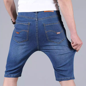 Wholesale Summer <b>Men's</b> High Quality Patchwork Denim <b>Shorts</b> Breathable Outdoor Wear Custom Cotton Made <b>Jeans</b> <b>Short</b> - Product Image 2