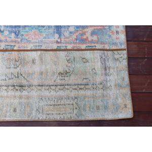 3x6.3 ft Rug, Vintage Turkish Rug, <b>Brown</b> <b>Wool</b> Rug - Product Image 4