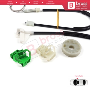 ชุดซ่อมกระจกไฟฟ้า BWR443ชุดซ่อมประตูหน้าขวาสำหรับ1U MK1 Octavia 1996-2000 1U0837462ปรับโฉมล่วงหน้า - Product Image 6