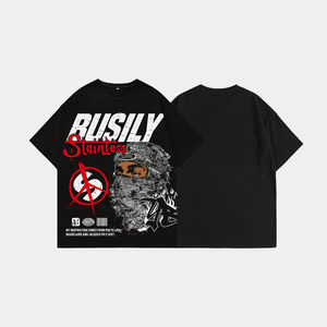 DTG DTF Printing Custom T Shirt Men Cotton Oversized Streetwear Graphic Short Sleeve Tee Fournisseur d'usine - Product Image 3