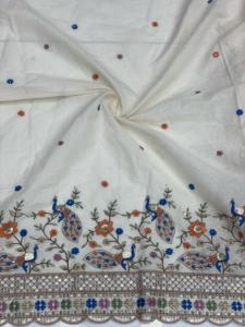 ชุดเดรสผ้าฝ้ายแท้ผ้าซาตินปักลายดอกไม้แบบเสรีภาพ Tana lawn London แบบลิเบอร์ตี้ - Product Image 4