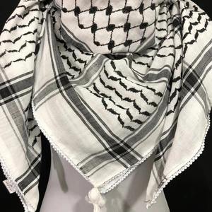 Shemagh Keffiyeh en coton de haute qualité pour hommes musulmans, foulard arabe saoudien, idéal pour l'été, fabriqué au Pakistan - Product Image 3