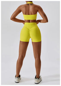 OEM Top Trending Women's Yoga <b>Bra</b> Set Breathable Sportswear Workout Gym Wear Plus Size Women's Sets - Product Image 3