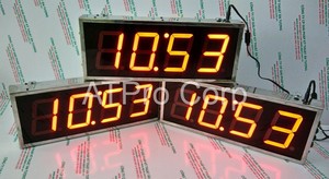 ATC-HHMM-L-I Modern Plastic <b>Digital</b> LED <b>Wall</b> <b>Clock</b> Battery Powered 2-Year Warranty From ATPRO Vietnam - Product Image 2
