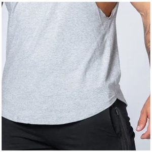 Camisetas sin mangas de tela transpirable de talla grande para hombre para sublimación al por mayor - Product Image 5