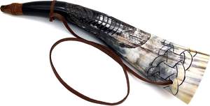 Blowing <b>Horn</b> Viking <b>Horn</b> <b>Drinking</b> <b>Horn</b>, Best Quality with High Glossy Polish From India BY HANNAN HANDICRAFT - Product Image 3