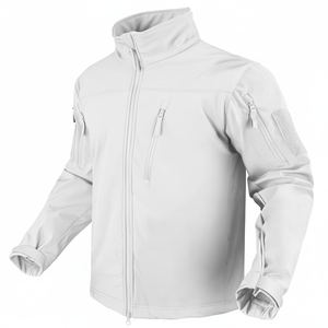 Chaqueta Softshell Táctica Resistente para Hombre, Venta al Por Mayor OEM, Cuello Alto, Resistente al Viento, Opción Personalizada, Ropa de Trabajo Utilitaria - Product Image 1