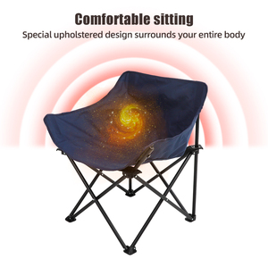 HDMFUL Never Be Cold <span class=keywords><strong>Again</strong></span> Silla de camping con calefacción alimentada por USB para todo el día Calor Incluye bolsa de transporte - Product Image 4