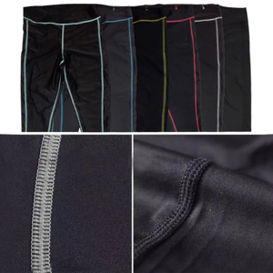 Leggings de yoga unisexes chic et performants, de haute qualité, noirs et roses, taille mi-haute, imprimés, respirants, séchage rapide, protection UV - Product Image 2