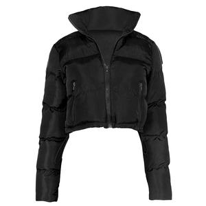 Chaqueta Universitaria de Alta Calidad para Mujer, Diseño Personalizado, Chaqueta Corta de Invierno, Tejido de Lona, Nueva Moda, Suministro al por Mayor, Tinte Liso - Product Image 5