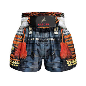 กางเกงต่อยมวยสำหรับผู้ชายกางเกงต่อยมวยแบบใหม่ล่าสุดพิมพ์ลายเสื้อคาราเต้มวยไทยกางเกงเอวกลางผ้าคอตตอนใหม่ผ้าซักตกแต่ง - Product Image 1