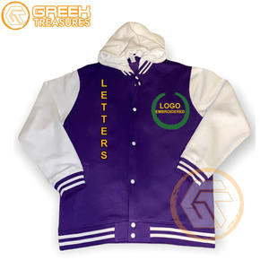 Sweat à capuche brodé en molleton de coton Omega personnalisé fraternité haute qualité grec Psi hommes sweats respirants sweats à capuche de sororité - Product Image 1