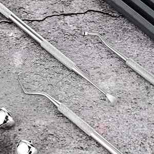 Escarificador de Hoz dental H6/H7 Removedor de sarro posterior anterior Sonda dental periodontal de doble extremo Herramienta de limpieza y llenado de dientes - Product Image 3