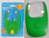 Pocket LED Magnifier Light 2.5X Lens Various Color Options Dong Phuong Brand Plastic Material 1 Year Warranty for Grandparents