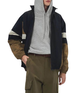 2026 Custom Winter Hooded Quilted Windproof <b>Mens</b> Windbreaker <b>Jacket</b> High Quality Nylon Fabric - Product Image 2