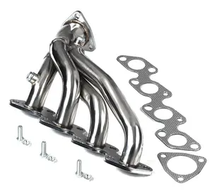 Exhaust Manifold Gasket Kit Stainless Steel Exhaust Manifold Headers for 1995-1998 Nissan 240SX XE SE S14 KA24