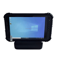 Tablet PC Robusta con Windows 11, 4G LTE, GPS, NFC, Cámara, 8 Pulgadas, Resistente al Agua IP67, Almacenamiento de 256 GB, Intel, para Gestión de Flotas de Vehículos Industriales