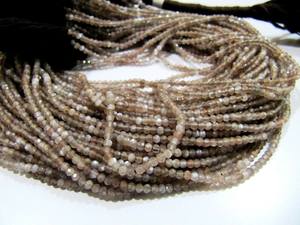 ลูกปัดอัญมณีช็อคโกแลตธรรมชาติขนาด2-2.5มม. ขนาด13นิ้ว - Product Image 3