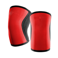 Genouillère de compression unisexe personnalisable en néoprène antidérapant de haute qualité 7 mm, avec étiquettes de logo personnalisées, échantillons disponibles, robuste