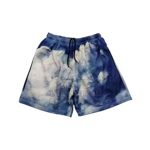 Shorts en maille pour hommes avec logo personnalisé, utilisation estivale, taille élastique, shorts en maille en polyester, shorts en maille pour hommes - Product Image 1