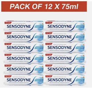 เซ็นโซดายน์ รีแพร์ แอนด์ โพรเทค ไวท์เทนนิ่ง ยาสีฟัน 75 มล. X 5 แพ็ค หมดอายุ 2027 - Product Image 4