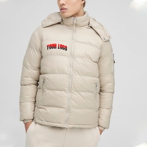 Veste d'hiver matelassée pour homme OEM, imperméable, à capuche, pour voyage, rembourrage matelassé, grande taille, veste matelassée, vêtements d'extérieur - Product Image 1