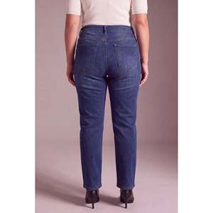 Pantalones Vaqueros Serpme Tas con Detalles de Tubo, Talla Grande, Color Azul - Product Image 4