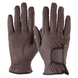 Servicio OEM Calidad superior Ajustable Superventas Guantes de cuero para montar a caballo Guantes de montar a caballo personalizados - Product Image 1