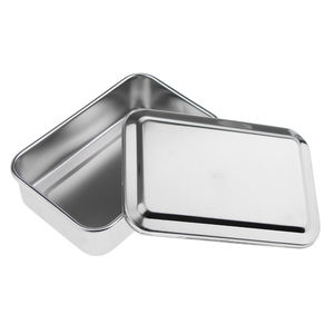 ถาดใส่เครื่องมือผ่าตัดสแตนเลสคุณภาพสูง แบบใช้มือ ใช้ซ้ำได้ ดีไซน์ใหม่ระดับมืออาชีพ ทนความร้อนสูงสำหรับการฆ่าเชื้อ - Product Image 3