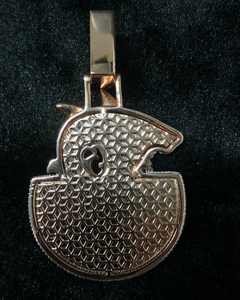 Colgante de Plata de Ley 925 Estilo Hip Hop con Incrustaciones de Diamantes de Imitación VVS, Corte Redondo, Oro Blanco, Certificado GIA, Joyería para Hombre - Product Image 5