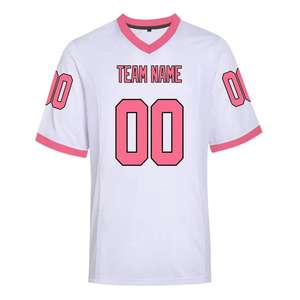 Premium Quality Polyester American <b>Football</b> Jerseys Custom Design Embroidery Heat-Transfer Printing Breathable Short Sleeve - Product Image 3