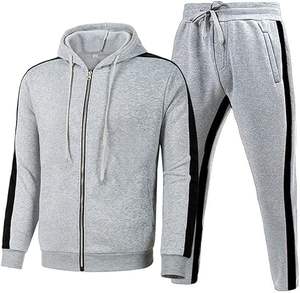 Conjunto Deportivo de Invierno para Hombre, Estilo Nuevo, 100% Algodón, Estampado de Leopardo, Secado Rápido, con Capucha, para Correr y Trotar - Product Image 6