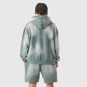 2025 personnalisé hommes surdimensionné sweat à capuche zippé hiver OEM ODM personnalisations avec teint uni de haute qualité - Product Image 3