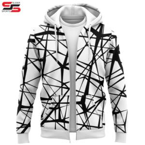 Sweat à capuche avec fermeture éclair complète Sweats à capuche pour hommes en coton et polyester de haute qualité Impression personnalisée Sweat à capuche polaire à fermeture éclair complète - Product Image 4