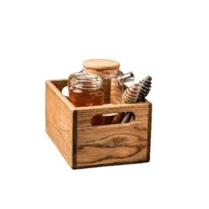 Premium Acacia Wood Utensil <b>Holder</b> Rustic Kitchen Tool Organizer with Smooth Polished Finish for Modern and Farmhouse Kitchens - Product Image 5