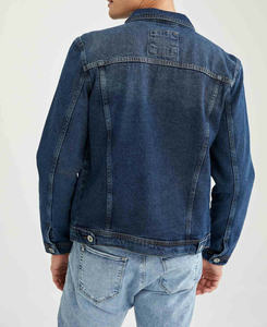 Vente chaude de haute qualité Denim Vintage-Style formel vêtements d'extérieur respirant tendance High Street Design veste - Product Image 5