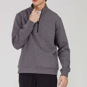 Sudaderas de Invierno para Hombre, Manga Larga, Bordadas, Estampadas con Serigrafía, 100% Algodón, Media Cremallera, Anti-Pilling y de Secado Rápido, Más Vendidas - Product Image 1