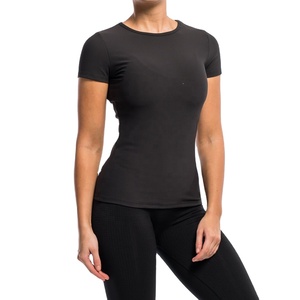 T-shirts pour femmes confortables de haute qualité vêtements d'extérieur séchage rapide ajusté Anti-rides respirant vente chaude t-shirts pour femmes - Product Image 6