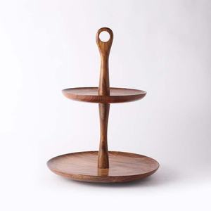 New Arrival <b>Wooden</b> Round Cake <b>Cupcake</b> <b>Stand</b> for Table Top Centerpiece Cake Tools and Home Decoration - Product Image 3