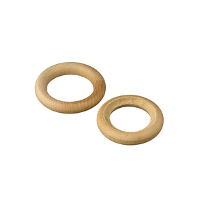 Rond de serviette en bois d'acacia accessoires de décoration de table Rond de serviette en bois décorations de mariage qualité supérieure - Product Image 1