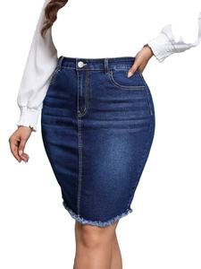 Shorts de sport pour hommes en denim bleu foncé, taille haute, mi-longueur, logo personnalisé, écologiques, séchage rapide - Product Image 4