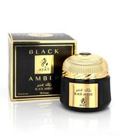 Bakhoor BLACK AMBER 70g par AYAT, désodorisant d'ambiance arabe original de Dubaï pour la maison, fabriqué aux Émirats arabes unis