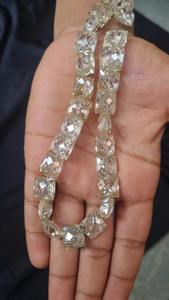 Perles de diamant fantaisie Moissanite coupe princesse 10 MM - Product Image 4